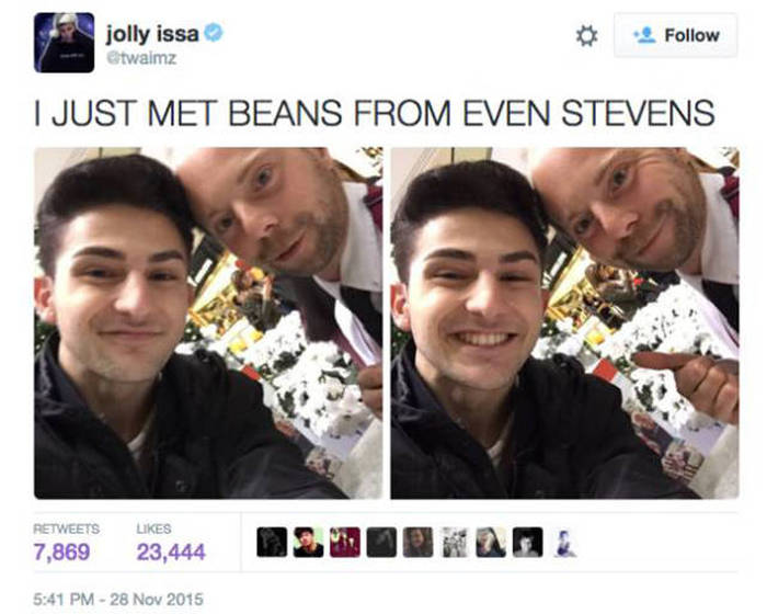 Beans From Even Stevens Now Works As Santa's Helper At A Mall (10 pics)