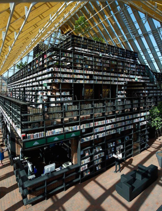 The Netherlands Has A Libary That's Like A Giant Mountain Of Books (10 pics)