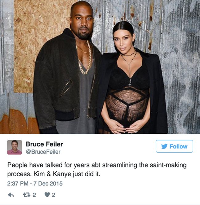Here Are The Internet's Funniest Reactions To Kanye And Kim's New Baby Name (24 pics)