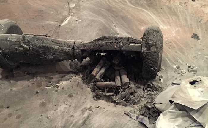 Another Hoverboard Has Exploded And Destroyed A Family's Home (4 pics)