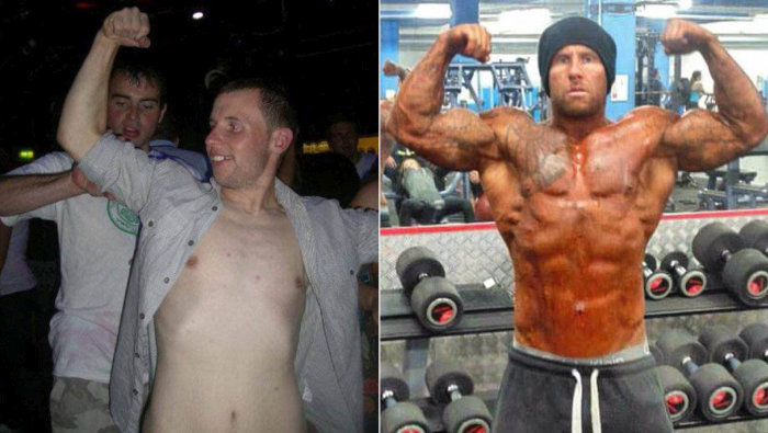 It Only Took 16 Weeks For This Skinny Guy To Become A Ripped Bodybuilder (11 pics)