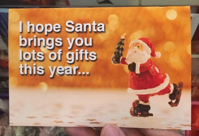 This Guy Left Honest Christmas Cards At A Local Gift Shop (12 pics)