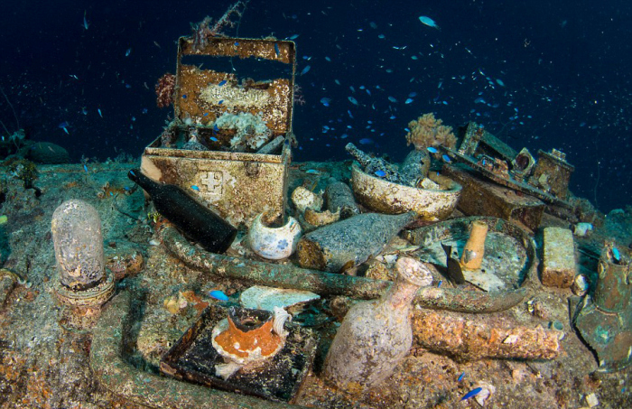 Take A Journey Through Japan's Underwater Graveyard (18 pics)