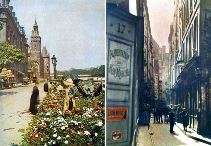 These Vintage Color Photos Of Paris Were Taken 100 Years Ago (55 pics)