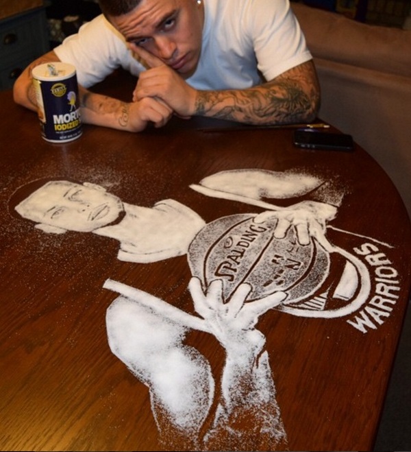 Rob Ferrel Makes Amazing Celebrity Portraits Out Of Salt (10 pics)