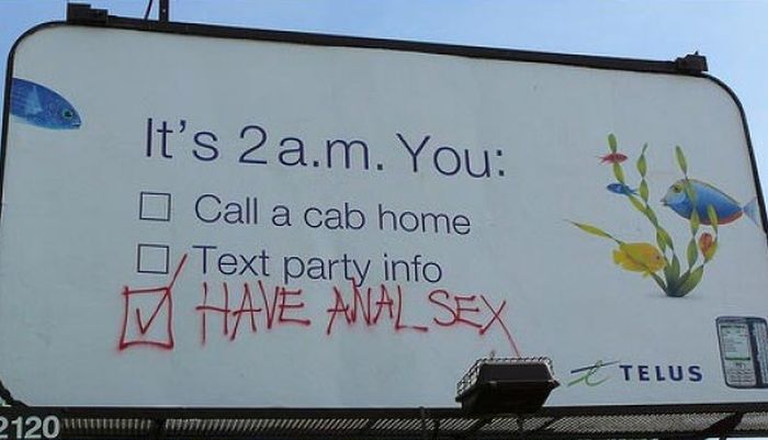 Billboards That Were Instantly Improved By Funny Graffiti (16 pics)