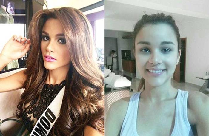 The Gorgeous Contestants Of Miss Universe With And Without Makeup (10 pics)