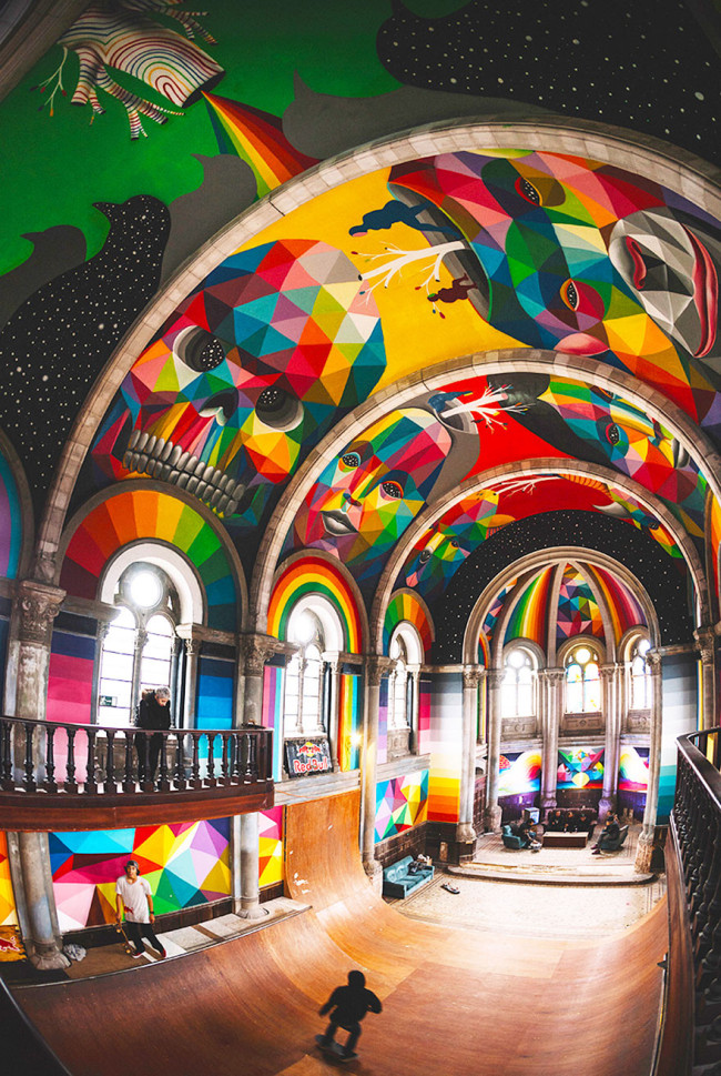 100 Year Old Church In Spain Gets Converted Into A Skate Park (7 pics)