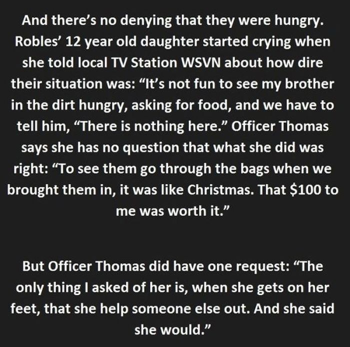 Cop Decides To Change A Thief's Life By Not Arresting Her (4 pics)