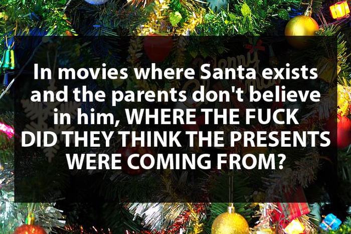 Shower Thoughts That Will Change Everything You Think You Know About Christmas (16 pics)