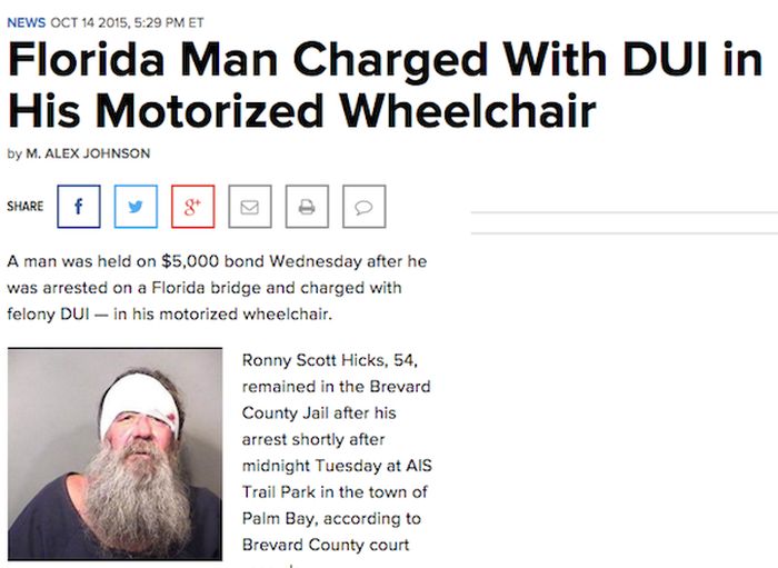 Florida Man Continues To Make Headlines Thanks To Ridiculous Crimes (12 pics)