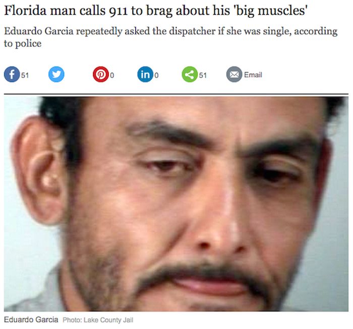 Florida Man Continues To Make Headlines Thanks To Ridiculous Crimes (12 pics)