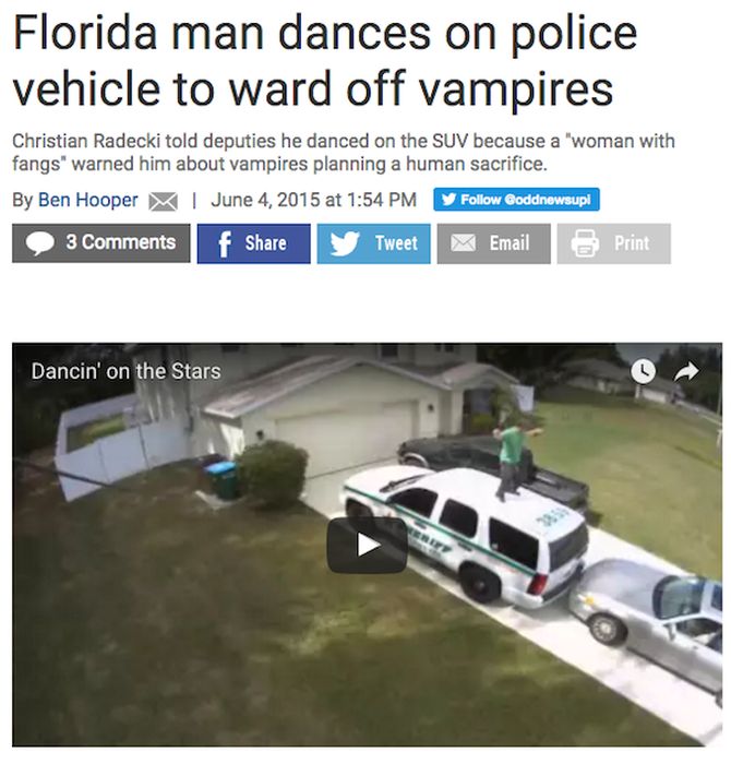 Florida Man Continues To Make Headlines Thanks To Ridiculous Crimes (12 pics)