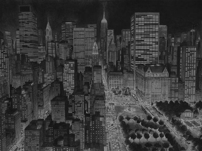Artist Uses His Incredible Memory To Draw Detailed Cityscapes (14 pics)
