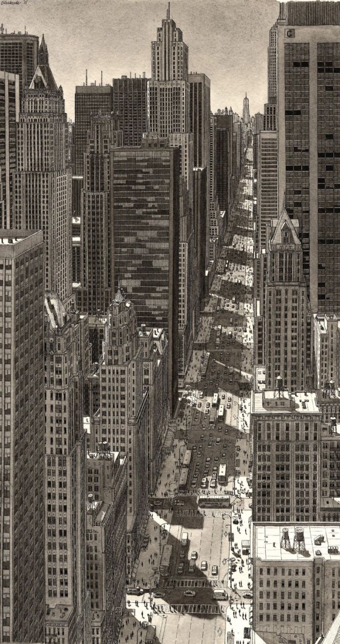 Artist Uses His Incredible Memory To Draw Detailed Cityscapes (14 pics)