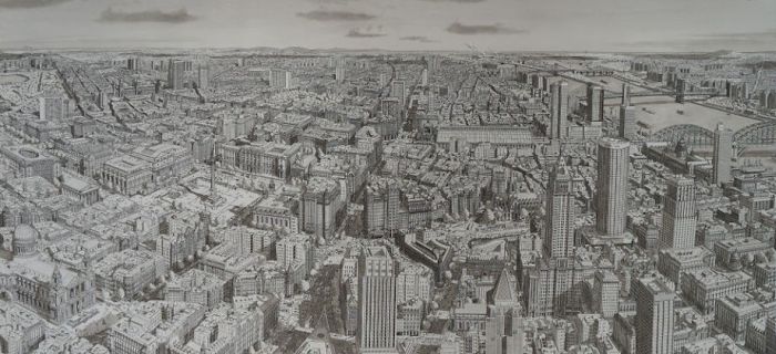 Artist Uses His Incredible Memory To Draw Detailed Cityscapes (14 pics)