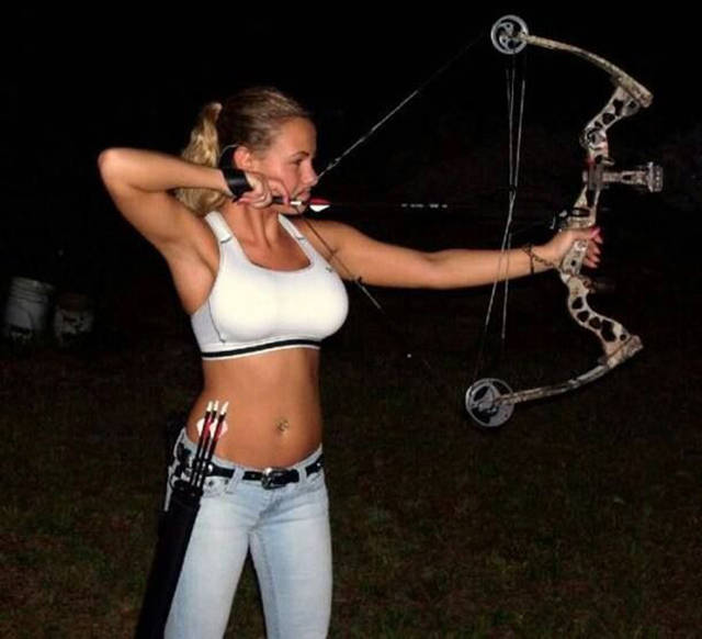 These Gorgeous Ladies Are Ready For Some Bow And Arrow Action (40 pics)