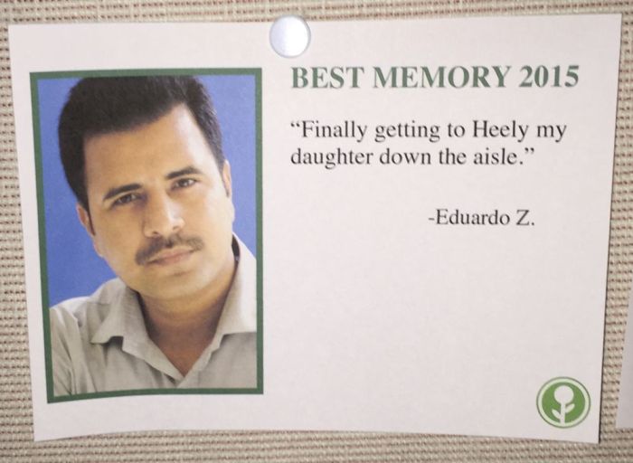 Someone Put Fake Best Memories Of 2015 On A Community Bulletin Board (9 pics)