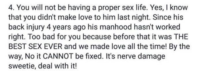 Wife Writes Brutal Letter To Her Cheating Husband's Mistress (8 pics)
