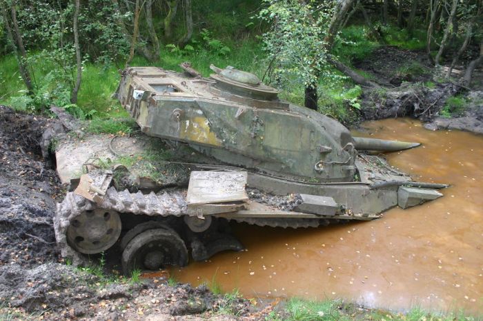 Abandoned Army Tanks That Have Become A Part Of Nature (33 pics)