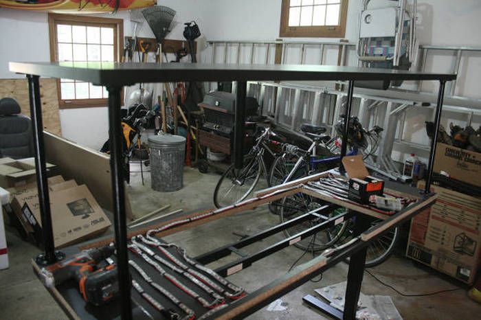 This Self Built Computer Desk Kicks a Ton of Ass (33 pics)