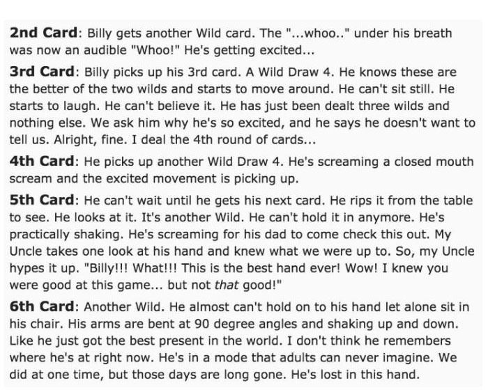 The Funniest Story In The History Of The Card Game Uno (4 pics)