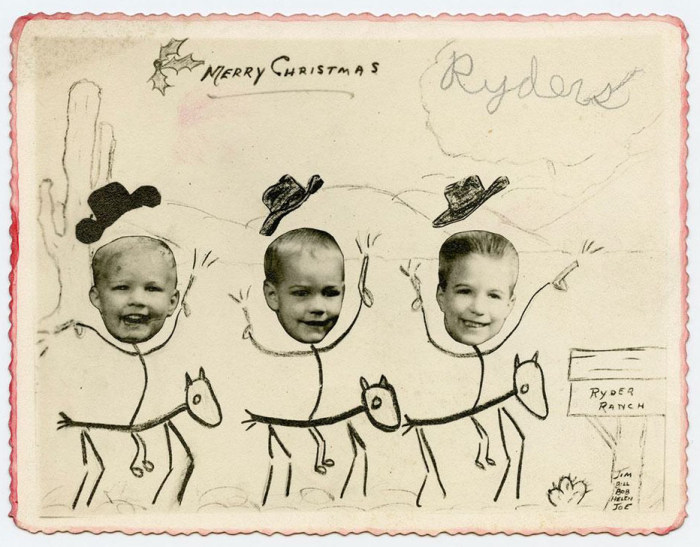 Bizarre Vintage Christmas Cards That Will Leave You Baffled (12 pics)