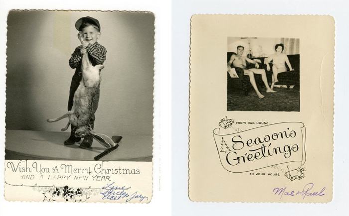 Bizarre Vintage Christmas Cards That Will Leave You Baffled (12 pics)