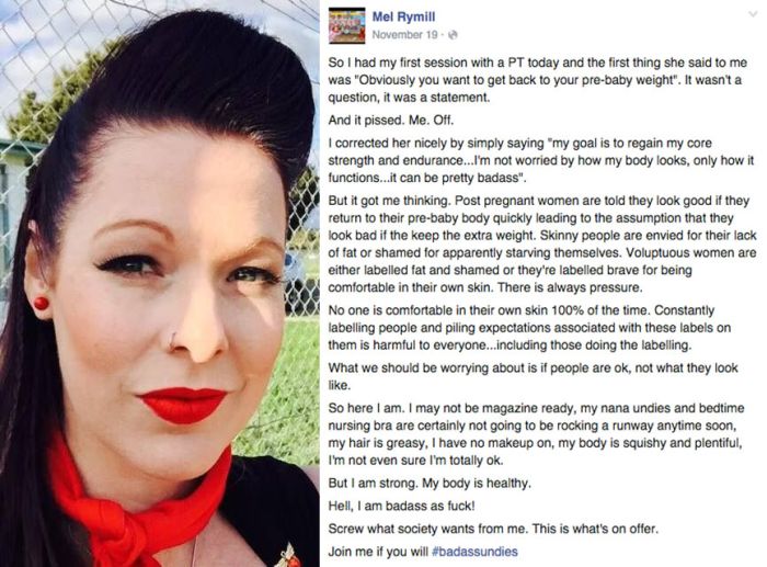 Brave Mother Goes Viral Thanks To A Photo Of Herself In Her Underwear (6 pics)