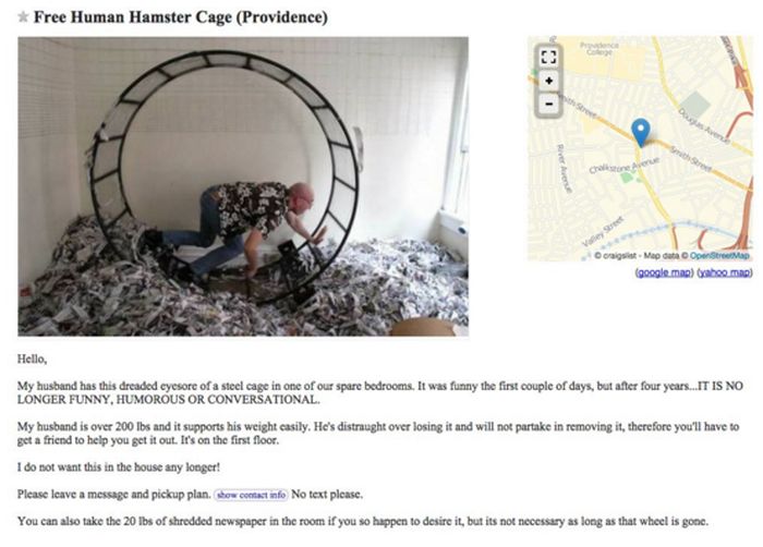 Craigslist Ads That Are Almost Too Good To Be True (11 pics)