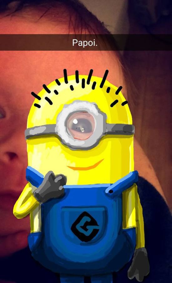 Dad Creates Epic Masterpieces By Doodling On His Baby’s Snapchat Pics (20 pics)