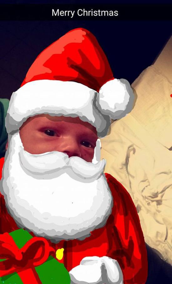Dad Creates Epic Masterpieces By Doodling On His Baby’s Snapchat Pics (20 pics)