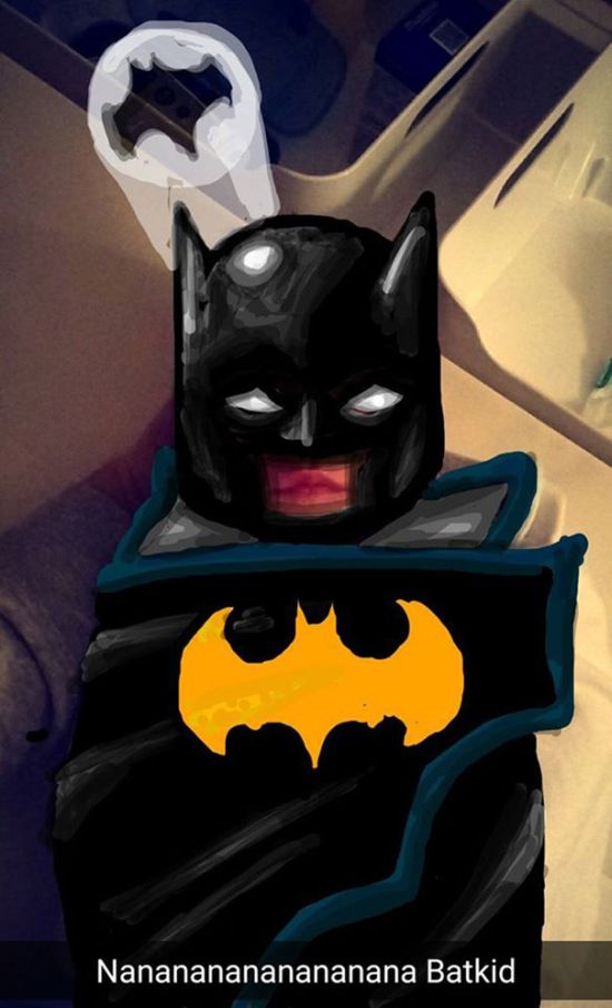 Dad Creates Epic Masterpieces By Doodling On His Baby’s Snapchat Pics (20 pics)