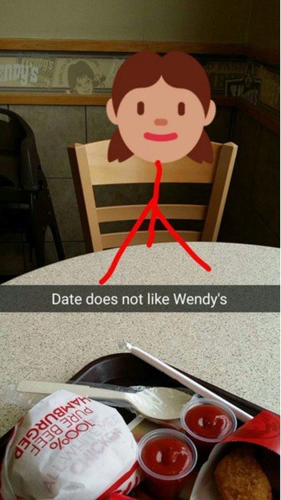 Dude Creates Epic Snapchats As He Takes His Imaginary Date To See Star Wars (17 pics)