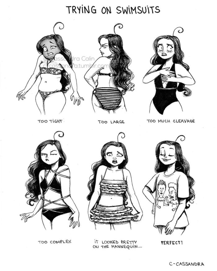 Romanian Artist Illustrates The Everyday Problems That Women Experience (20 pics)
