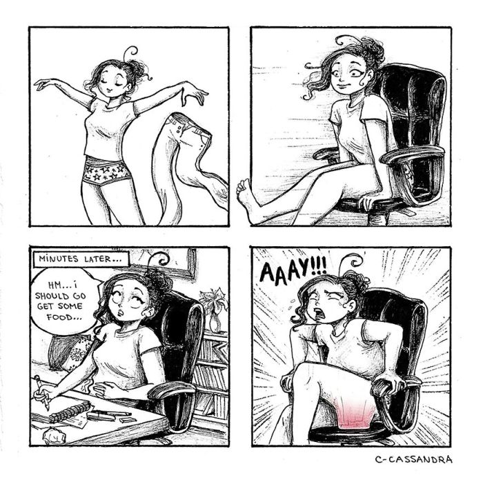 Romanian Artist Illustrates The Everyday Problems That Women Experience (20 pics)