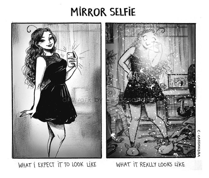 Romanian Artist Illustrates The Everyday Problems That Women Experience (20 pics)