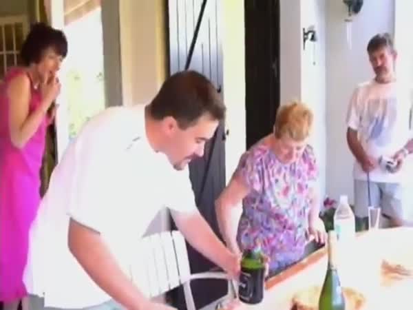 How Not To Pop Champagne Bottles On New Years Eve