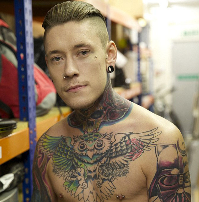 Bristol Man Says His Sexually Explicit Tattoo Is Going To Offend A Lot Of People (3 pics)
