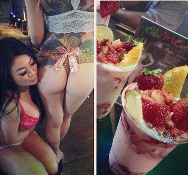 You Can Get Served By Sexy Women In Lingerie At This California Cafe (18 pics)