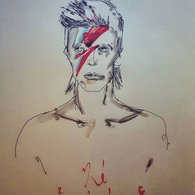 Artists From All Over The World Pay Tribute To The Late, Great David Bowie (30 pics)
