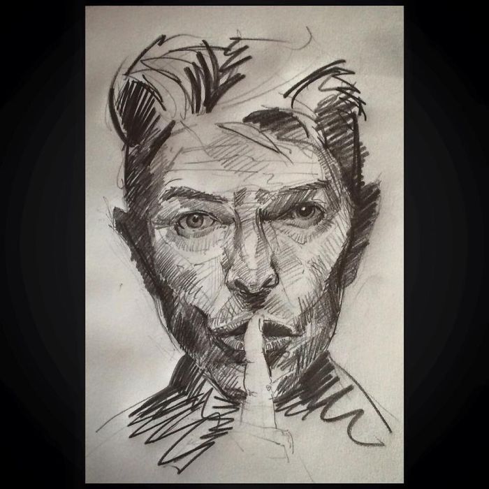 Artists From All Over The World Pay Tribute To The Late, Great David Bowie (30 pics)