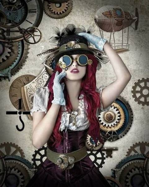 Sexy Girls Who Know How To Do Steampunk The Right Way (44 pics)