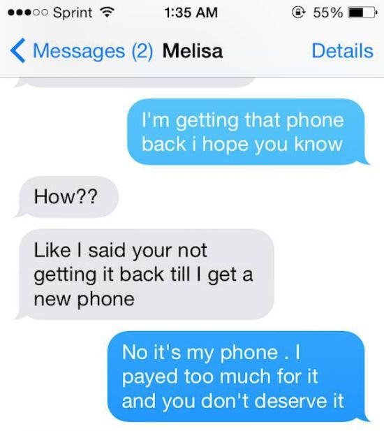 Guy Gets The Ultimate Revenge After Ex Girlfriend Steals His Phone (11 pics)