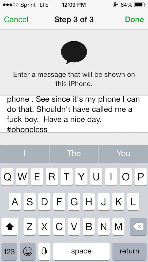 Guy Gets The Ultimate Revenge After Ex Girlfriend Steals His Phone (11 pics)