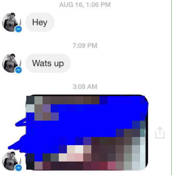 It's Safe To Say This Is The Last Dick Pic This Guy Will Ever Send (3 pics)
