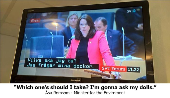 Subtitles Get Switched During Swedish Debate (9 pics)