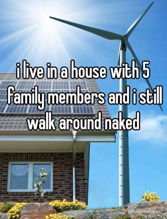 People Reveal The Strange Things They Do When They're Naked At Home (17 pics)