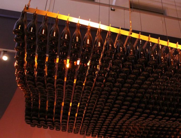 Would You Sit Underneath All Of These Beer Bottles? (4 pics)