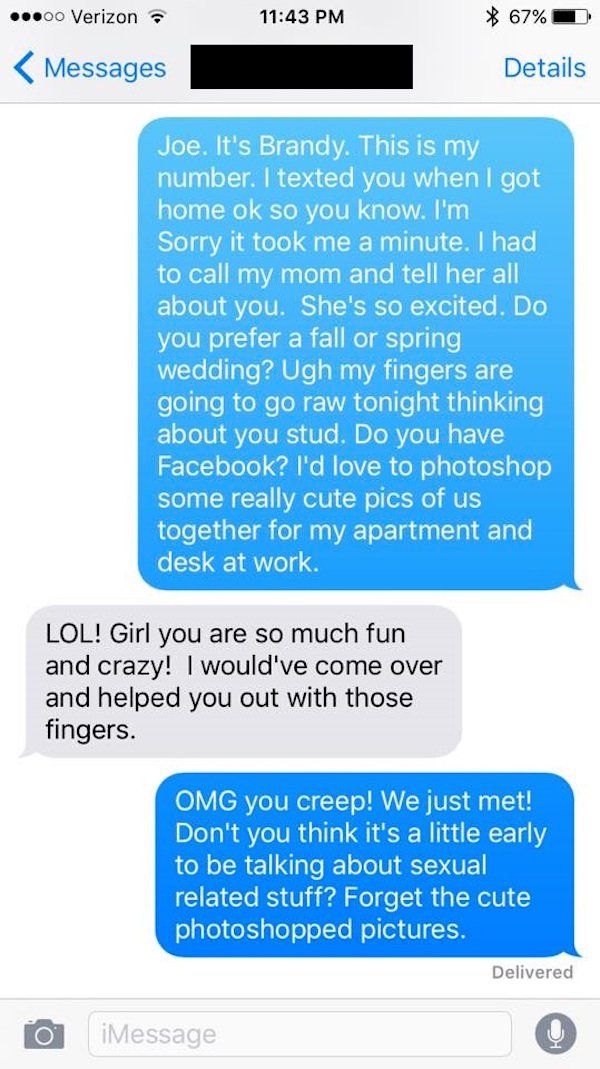 A Girl Keeps Giving Out A Fake Number And It Belongs To This Guy (7 pics)